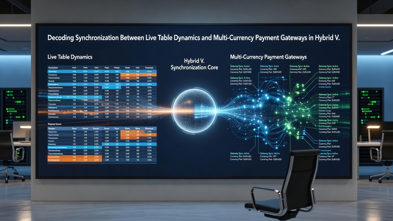 Multi-currency gateway dashboard displaying synchronized live table transactions