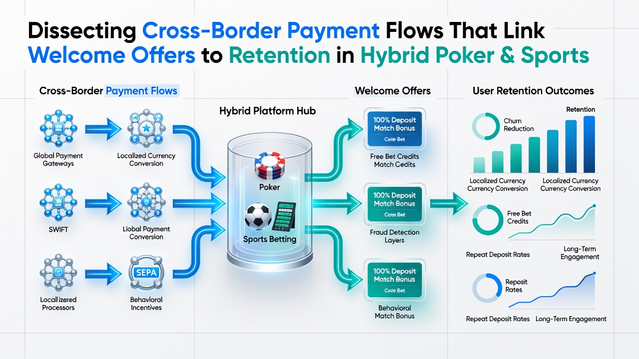 Retention analytics dashboard showing payment-linked bonus activity in hybrid ecosystems