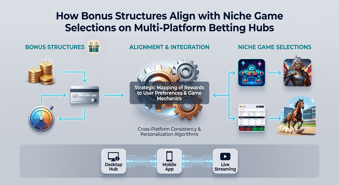 Detailed view of a betting hub dashboard highlighting niche game categories and aligned bonus tiers