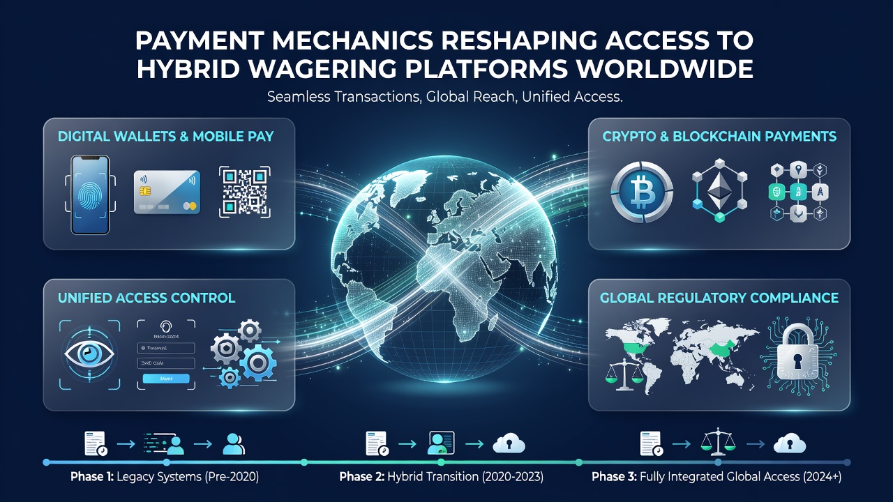 Payment flow diagrams for hybrid wagering sites with regional method examples
