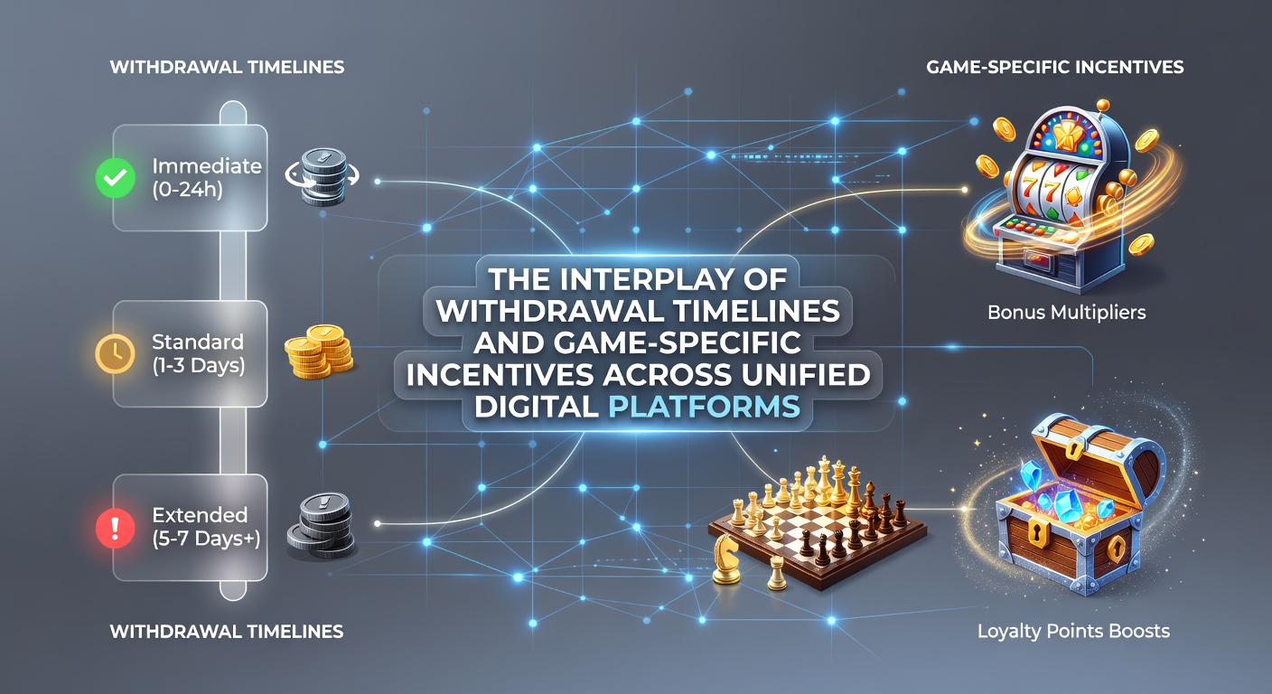 Diagram showing how game categories influence payout speed and bonus redemption on integrated platforms